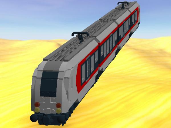 L-bahn(legobahn) Züge(Trains): SOB Flirt (Flinker leichter innovativer Regional Triebzug) Regionalzug